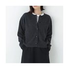 【ヒューマンウーマン/HUMAN WOMAN】の≪洗える≫ウォッシャブルウールクルーネックカーディガン チャコール|ID: prp329100004964628 ipo3291000000037252126