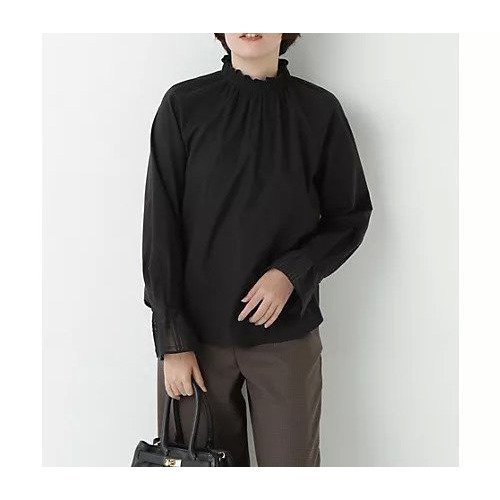 【ヒューマンウーマン/HUMAN WOMAN】の袖チェックジャガードブラウス インテリア・キッズ・メンズ・レディースファッション・服の通販 founy(ファウニー) https://founy.com/ ファッション Fashion レディースファッション Fashion for Women トップス・カットソー Cut & Sew Tops シャツ・ブラウス・オフィスカジュアル Elegant Blouses & Button-Ups おすすめ Recommended / Our Picks カフス Cuff Design カーディガン Cardigan, Knitwear ギャザー Gathered, Ruffled シアー Sheer, See-Through シャーリング Shirring, Ruched スタンダード Standard, Basic チェック Check, Plaid, Tartan |ID: prp329100004964631 ipo3291000000037252140