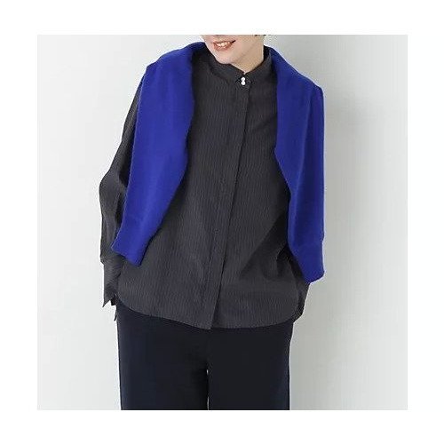 【ヒューマンウーマン/HUMAN WOMAN】のストライプローンハイネックシャツ インテリア・キッズ・メンズ・レディースファッション・服の通販 founy(ファウニー) https://founy.com/ ファッション Fashion レディースファッション Fashion for Women トップス・カットソー Cut & Sew Tops シャツ・ブラウス・オフィスカジュアル Elegant Blouses & Button-Ups おすすめ Recommended / Our Picks インナー Innerwear スタンダード Standard, Basic ストライプ Stripe, Striped Pattern |ID: prp329100004964632 ipo3291000000037252144