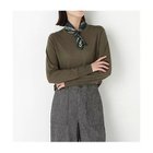 【ヒューマンウーマン/HUMAN WOMAN】のクリアウールクルーネックニット カーキ|ID: prp329100004964636 ipo3291000000037252168