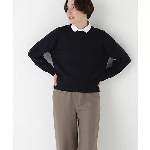 【ヒューマンウーマン/HUMAN WOMAN】のウールコットンシャツカラーニット インテリア・キッズ・メンズ・レディースファッション・服の通販 founy(ファウニー) https://founy.com/ ファッション Fashion レディースファッション Fashion for Women トップス・カットソー Cut & Sew Tops ニット Knit Tops & Sweaters シャツ・ブラウス・オフィスカジュアル Elegant Blouses & Button-Ups おすすめ Recommended / Our Picks オックス Oxford Fabric シンプル Simple, Minimal スタンダード Standard, Basic エレガント 上品 Elegant |ID: prp329100004964645 ipo3291000000037252211