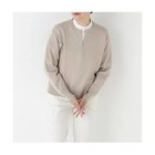 【ヒューマンウーマン/HUMAN WOMAN】のハイゲージプレーティングスキッパー風プルオーバー ベージュ|ID: prp329100004964648 ipo3291000000037252228