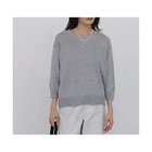 【ヒューマンウーマン/HUMAN WOMAN】のペーパーヤーンクルーネックP/O ネイビーゾッキ|ID: prp329100004964652 ipo3291000000037252250