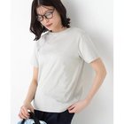 【ヒューマンウーマン/HUMAN WOMAN】のBonne chance 刺繍ロゴTシャツ グレー|ID: prp329100004964655 ipo3291000000037252263