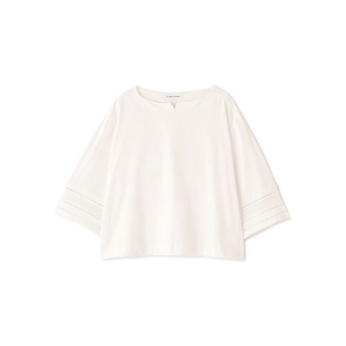 【ヒューマンウーマン/HUMAN WOMAN】の袖レース強撚糸TOPS 大人の最旬トレンドファッション＆コーディネート founy(ファウニー) 　ファッション　Fashion　レディースファッション　Fashion for Women　トップス・カットソー　Cut & Sew Tops　おすすめ　Recommended / Our Picks　かぎ針　Crochet　スタンダード　Standard, Basic　レース　Lace, Lace Fabric　羽織　Haori, Light Jacket　other-3|ID: prp329100004964661 ipo3291000000037252293