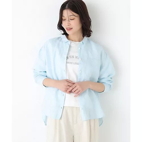 【ヒューマンウーマン/HUMAN WOMAN】のハードマンリネンシャツ インテリア・キッズ・メンズ・レディースファッション・服の通販 founy(ファウニー) https://founy.com/ ファッション Fashion レディースファッション Fashion for Women トップス・カットソー Cut & Sew Tops シャツ・ブラウス・オフィスカジュアル Elegant Blouses & Button-Ups カフス Cuff Design シアー Sheer, See-Through スタンダード Standard, Basic 定番 Standard, Basic Item 人気 Popular, Best Seller フランス France, French ボックス Boxy, Box Shape リネン Linen, Linen Fabric おすすめ Recommended / Our Picks 夏 Summer エレガント 上品 Elegant |ID: prp329100004964671 ipo3291000000037252335