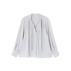 【アドーア/ADORE】のバックサテンジョーゼットブラウス ブルー|ID: prp329100004964677 ipo3291000000037252363