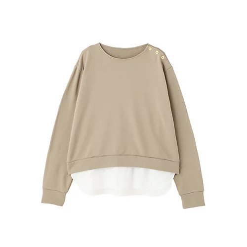 【ヒューマンウーマン/HUMAN WOMAN】のシャツテールドッキングプルオーバー 大人の最旬トレンドファッション＆コーディネート founy(ファウニー) 　ファッション　Fashion　レディースファッション　Fashion for Women　トップス・カットソー　Cut & Sew Tops　シャツ・ブラウス・オフィスカジュアル　Elegant Blouses & Button-Ups　カジュアルプルオーバー・ニットトップス　Pullovers & Knit Tops / Casual Pullovers　おすすめ　Recommended / Our Picks　スタンダード　Standard, Basic　ドッキング　Docking, Mixed Material　ブロード　Broadcloth, Fine Cotton　ベーシック　Basic, Essential　ボトム　Bottoms, Lower Wear　メタル　Metal, Metal Parts　ラベンダー　Lavender　other-2|ID: prp329100004964680 ipo3291000000037252379