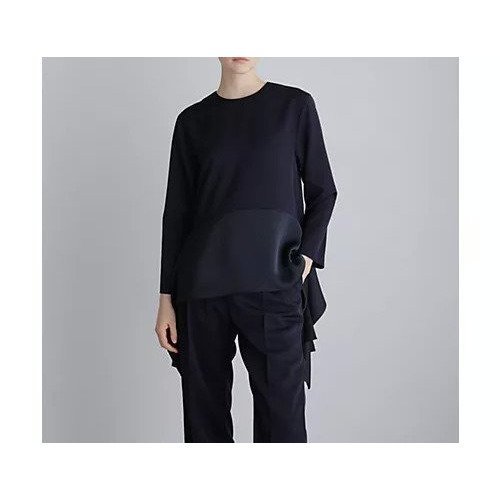 【アドーア/ADORE】のドライタッチツイルブラウス インテリア・キッズ・メンズ・レディースファッション・服の通販 founy(ファウニー) https://founy.com/ ファッション Fashion レディースファッション Fashion for Women トップス・カットソー Cut & Sew Tops シャツ・ブラウス・オフィスカジュアル Elegant Blouses & Button-Ups おすすめ Recommended / Our Picks サテン Satin, Glossy Fabric スタンダード Standard, Basic セットアップ Set-Up, Coordinated Outfit ダブル Double, Double-Breasted ドレープ Drape, Draping Fabric バランス Balance, Style Balance フィット Fit, Slim Fit ペプラム Peplum, Flared Hem レギュラー Regular, Standard Fit エレガント 上品 Elegant 冬 Winter / This Winter A/W・秋冬 Autumn/Winter |ID: prp329100004964683 ipo3291000000037252389