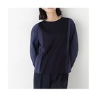 【ヒューマンウーマン/HUMAN WOMAN】の《ウォッシャブル》ドッキングドロストカットソー ネイビー×ネイビー|ID: prp329100004964687 ipo3291000000037252406