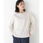 【ヒューマンウーマン/HUMAN WOMAN】の《ウォッシャブル》ドッキングドロストカットソー ベージュ×クリーム|ID: prp329100004964687 ipo3291000000037252407