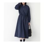 【ヒューマンウーマン/HUMAN WOMAN】の《ウォッシャブル》ドロストシャツワンピース ネイビー|ID: prp329100004964690 ipo3291000000037252421