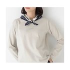 【ヒューマンウーマン/HUMAN WOMAN】のロゴ長袖Tシャツ グレージュ|ID: prp329100004964702 ipo3291000000037252478