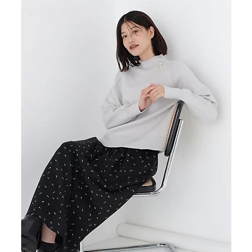【ヒューマンウーマン/HUMAN WOMAN】の《ウォッシャブル》コットンジャガードボトルネックPO インテリア・キッズ・メンズ・レディースファッション・服の通販 founy(ファウニー) 　ファッション　Fashion　レディースファッション　Fashion for Women　おすすめ　Recommended / Our Picks　インナー　Innerwear　ウォッシャブル　Machine Washable　ジャカード／ジャガード　Jacquard, Woven Pattern　スタンダード　Standard, Basic　バランス　Balance, Style Balance　ボトルネック　Bottle Neck, Mock Neck　リラックス　Relax, Relaxed Fit　ワイド　Wide, Wide Fit　ライトグレー|ID: prp329100004964710 ipo3291000000037252520