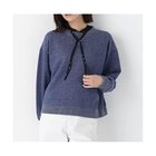 【ヒューマンウーマン/HUMAN WOMAN】のロゴ刺繍カラースウェット インディゴ|ID: prp329100004964717 ipo3291000000037351121