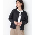【ヒューマンウーマン/HUMAN WOMAN】のクルーネックニットカーディガン チャコールグレー|ID: prp329100004964753 ipo3291000000037252947