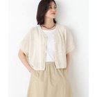 【ヒューマンウーマン/HUMAN WOMAN】のメッシュ柄ニットジレ エクリュ|ID: prp329100004964756 ipo3291000000037252960