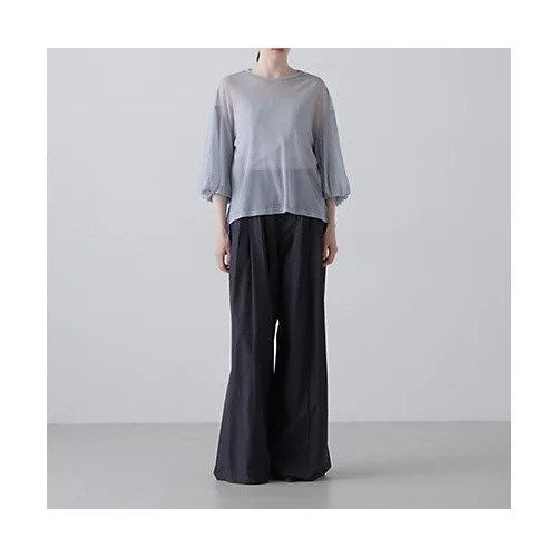 【アドーア/ADORE】のチュールジャージートップス 大人の最旬トレンドファッション＆コーディネート founy(ファウニー) 　ファッション　Fashion　レディースファッション　Fashion for Women　トップス・カットソー　Cut & Sew Tops　おすすめ　Recommended / Our Picks　スタンダード　Standard, Basic　ストレッチ　Stretch, Stretchy Fabric　チュール　Tulip, Tulip Motif　フィット　Fit, Slim Fit　ブラウジング　Blouson Silhouette, Cinched Waist　夏　Summer　春　Spring　S/S・春夏　SS, Spring/Summer, Warm Season　other-3|ID: prp329100004964762 ipo3291000000037253082