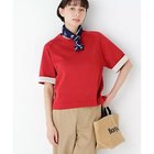 【ヒューマンウーマン/HUMAN WOMAN】の《名品 / 洗える / 4カラー展開》ハイゲージギマ クルーネック ラグランプルオーバー レッド|ID: prp329100004964773 ipo3291000000037253141