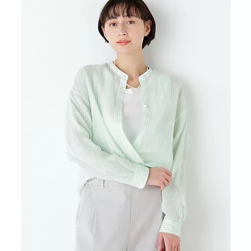 【ヒューマンウーマン/HUMAN WOMAN】の《名品 / 洗える》ラミーボザムシャツストライプブラウス インテリア・キッズ・メンズ・レディースファッション・服の通販 founy(ファウニー) https://founy.com/ ファッション Fashion レディースファッション Fashion for Women トップス・カットソー Cut & Sew Tops シャツ・ブラウス・オフィスカジュアル Elegant Blouses & Button-Ups おすすめ Recommended / Our Picks スタンダード Standard, Basic ストライプ Stripe, Striped Pattern フロント Front, Front Design 定番 Standard, Basic Item 洗える Machine Washable |ID: prp329100004964777 ipo3291000000037253160