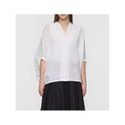 【ミズイロ インド/mizuiro ind】のリネンスタンドカラーコクーンシャツ 大人の最旬トレンドファッション＆コーディネート founy(ファウニー) ファッション Fashion レディースファッション Fashion for Women トップス・カットソー Cut & Sew Tops シャツ・ブラウス・オフィスカジュアル Elegant Blouses & Button-Ups フレンチ French, French Style リネン Linen, Linen Fabric 人気 Popular, Best Seller 今季 This Season, Current Season 夏 Summer 羽織 Haori, Light Jacket thumbnail オフホワイト|ID: prp329100004964792 ipo3291000000037253423