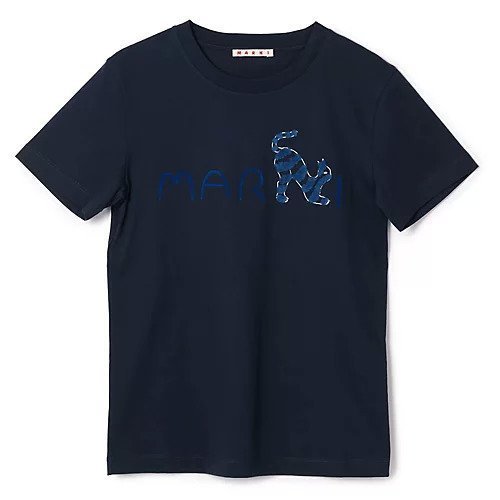 【マルニ/MARNI】のT-SHIRT インテリア・キッズ・メンズ・レディースファッション・服の通販 founy(ファウニー) https://founy.com/ ファッション Fashion レディースファッション Fashion for Women トップス・カットソー Cut & Sew Tops シャツ・ブラウス・オフィスカジュアル Elegant Blouses & Button-Ups ロングTシャツ・Tシャツ Longline T-Shirts & Tees モチーフ Motif, Design Theme 洗える Machine Washable 猫 Cat, Kitty |ID: prp329100004967173 ipo3291000000037258207
