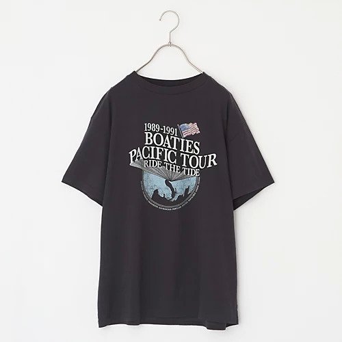 【ザシンゾーン/THE Shinzone】の【洗える】BOATIES TOUR TEE インテリア・キッズ・メンズ・レディースファッション・服の通販 founy(ファウニー) 　ファッション　Fashion　レディースファッション　Fashion for Women　グラフィック　Graphic, Graphic Design　夏　Summer　洗える　Machine Washable　GRAY|ID: prp329100004967178 ipo3291000000037258234