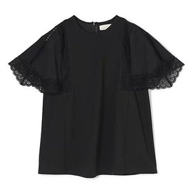 【マリリンムーン/MARILYN MOON】 laced handkerchief sleeve cut-sew大人の最旬トレンドファッション＆コーディネート founy(ファウニー) ファッション Fashion レディースファッション Fashion for Women トップス・カットソー Cut & Sew Tops エレガント 上品 Elegant カットソー Cut and Sewn Top シンプル Simple, Minimal スリーブ Sleeve, Long Sleeve / Short Sleeve ハンカチ Handkerchief, Hanky バランス Balance, Style Balance ボトム Bottoms, Lower Wear モダン Modern, Contemporary レース Lace, Lace Fabric 夏 Summer 洗える Machine Washable 透かし Cut-Out, Lacework |ID:prp329100004967192