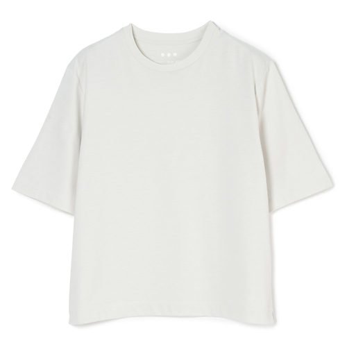 【エクラ/eclat】の【戸野塚かおるさん別注】パウダリーコットンTシャツ インテリア・キッズ・メンズ・レディースファッション・服の通販 founy(ファウニー) https://founy.com/ ファッション Fashion レディースファッション Fashion for Women トップス・カットソー Cut & Sew Tops シャツ・ブラウス・オフィスカジュアル Elegant Blouses & Button-Ups ロングTシャツ・Tシャツ Longline T-Shirts & Tees インナー Innerwear 人気 Popular, Best Seller 別注 Limited Edition, Custom Order 吸水 Absorbent, Quick-Dry 洗える Machine Washable |ID: prp329100004967200 ipo3291000000037258336