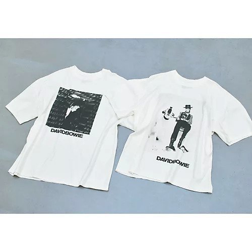 【キャサリンハムネット/KATHARINE HAMNETT LONDON】のデヴィッド・ボウイ キャサリン・ハムネットコラボTシャツ 大人の最旬トレンドファッション＆コーディネート founy(ファウニー) 　ファッション　Fashion　レディースファッション　Fashion for Women　トップス・カットソー　Cut & Sew Tops　シャツ・ブラウス・オフィスカジュアル　Elegant Blouses & Button-Ups　ロングTシャツ・Tシャツ　Longline T-Shirts & Tees　コラボ　Collaboration, Collab　シンプル　Simple, Minimal　スペシャル　Special, Limited Edition　プリント　Print, Printed Pattern　モチーフ　Motif, Design Theme　洗える　Machine Washable　other-3|ID: prp329100004967205 ipo3291000000037258371