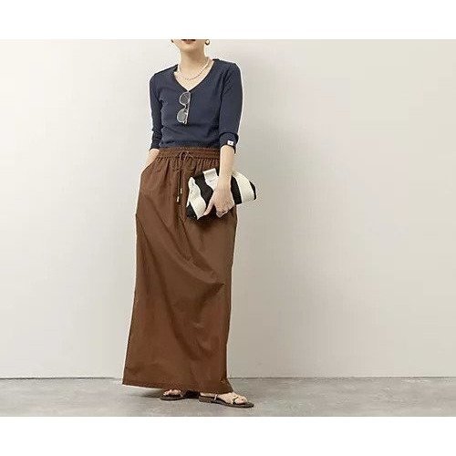 【ノーリーズ/NOLLEY'S】の【MAQWEL/マクウェル】ウォッシャブルCOTTON RIB 7分袖VネックTシャツ 大人の最旬トレンドファッション＆コーディネート founy(ファウニー) 　ファッション　Fashion　レディースファッション　Fashion for Women　トップス・カットソー　Cut & Sew Tops　シャツ・ブラウス・オフィスカジュアル　Elegant Blouses & Button-Ups　ロングTシャツ・Tシャツ　Longline T-Shirts & Tees　Vネックトップス　V-Neck Tops / V-Cut Neckline Shirts　2026年　2026　2026春夏・S/S　Spring/Summer 2026 SS26　ウォッシャブル　Machine Washable　コンパクト　Compact, Small Size　シンプル　Simple, Minimal　ストレッチ　Stretch, Stretchy Fabric　タンク　Tank Top, Sleeveless Top　other-2|ID: prp329100004967231 ipo3291000000037258513