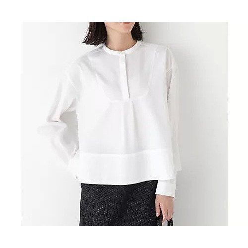 【ヒューマンウーマン/HUMAN WOMAN】のアイスコットンドビーシャツ インテリア・キッズ・メンズ・レディースファッション・服の通販 founy(ファウニー) https://founy.com/ ファッション Fashion レディースファッション Fashion for Women トップス・カットソー Cut & Sew Tops シャツ・ブラウス・オフィスカジュアル Elegant Blouses & Button-Ups おすすめ Recommended / Our Picks オックス Oxford Fabric スタンダード Standard, Basic バランス Balance, Style Balance ボックス Boxy, Box Shape ワイド Wide, Wide Fit |ID: prp329100004967248 ipo3291000000037258598