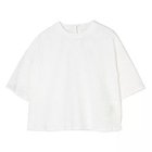 【プレインピープル/PLAIN PEOPLE】のレタープリントハーフスリーブプルオーバー 大人の最旬トレンドファッション＆コーディネート founy(ファウニー) ファッション Fashion レディースファッション Fashion for Women トップス・カットソー Cut & Sew Tops カジュアルプルオーバー・ニットトップス Pullovers & Knit Tops / Casual Pullovers シンプル Simple, Minimal プリント Print, Printed Pattern ペプラム Peplum, Flared Hem モチーフ Motif, Design Theme 洗える Machine Washable thumbnail ホワイト|ID: prp329100004970981 ipo3291000000037278162