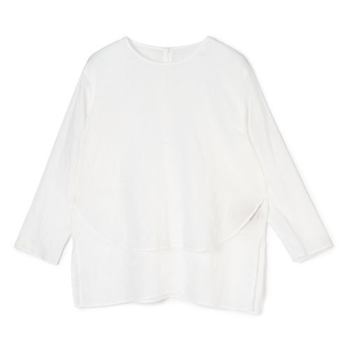 【プレインピープル/PLAIN PEOPLE】のラミークルーネックプルオーバー インテリア・キッズ・メンズ・レディースファッション・服の通販 founy(ファウニー) 　ファッション　Fashion　レディースファッション　Fashion for Women　トップス・カットソー　Cut & Sew Tops　カジュアルプルオーバー・ニットトップス　Pullovers & Knit Tops / Casual Pullovers　おすすめ　Recommended / Our Picks　なめらか　Smooth, Silky Texture　シアー　Sheer, See-Through　洗える　Machine Washable　ホワイト|ID: prp329100004970983 ipo3291000000037278175