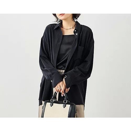 【ノーリーズソフィー/NOLLEY'S sophi】のウォッシャブルトリアセドレープシャツ インテリア・キッズ・メンズ・レディースファッション・服の通販 founy(ファウニー) https://founy.com/ ファッション Fashion レディースファッション Fashion for Women トップス・カットソー Cut & Sew Tops シャツ・ブラウス・オフィスカジュアル Elegant Blouses & Button-Ups 2026年 2026 2026春夏・S/S Spring/Summer 2026 SS26 とろみ Fluid, Flowy Fabric ワイド Wide, Wide Fit |ID: prp329100004970989 ipo3291000000037278214