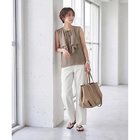 【スタイルデリ/STYLE DELI】のラッフルドレープノースリーブブラウス モカグレー|ID: prp329100004970999 ipo3291000000037278283