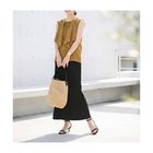 【スタイルデリ/STYLE DELI】のラッフルドレープノースリーブブラウス ダークマスタード|ID: prp329100004970999 ipo3291000000037278284