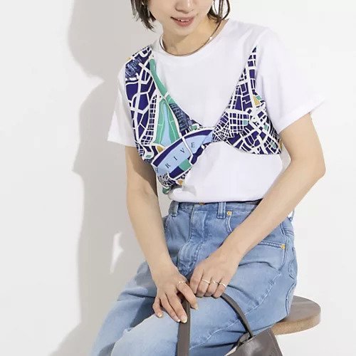 【ノーリーズ/NOLLEY'S】のウォッシャブルスカーフTシャツ インテリア・キッズ・メンズ・レディースファッション・服の通販 founy(ファウニー) https://founy.com/ ファッション Fashion レディースファッション Fashion for Women トップス・カットソー Cut & Sew Tops シャツ・ブラウス・オフィスカジュアル Elegant Blouses & Button-Ups ロングTシャツ・Tシャツ Longline T-Shirts & Tees 2026年 2026 2026春夏・S/S Spring/Summer 2026 SS26 インナー Innerwear カットソー Cut and Sewn Top シンプル Simple, Minimal ジャケット Jacket, Outerwear スカーフ Scarf, Neckwear トレンド Trend, Trending Now フロント Front, Front Design |ID: prp329100004971009 ipo3291000000037278357