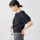【ノーリーズ/NOLLEY'S】のウォッシャブル袖ボリュームサッカーブラウス ブラック|ID: prp329100004971021 ipo3291000000037278439
