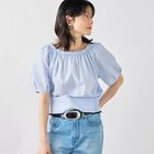 【ノーリーズ/NOLLEY'S】のウォッシャブル袖ボリュームサッカーブラウス サックス|ID: prp329100004971021 ipo3291000000037278442