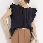 【ノーリーズ/NOLLEY'S】のウォッシャブル高機能袖プリーツブラウス ネイビー|ID: prp329100004971032 ipo3291000000037278507