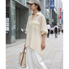 【スタイルデリ/STYLE DELI】の夏に羽織るストライプ柄シアーシャツ ベージュ|ID: prp329100004971039 ipo3291000000037278555