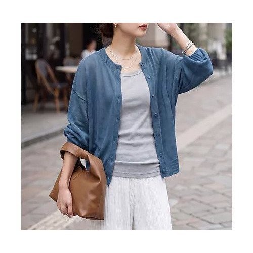 【スタイルデリ/STYLE DELI】のカラッとしたシアーカーディガン 大人の最旬トレンドファッション＆コーディネート founy(ファウニー) 　ファッション　Fashion　レディースファッション　Fashion for Women　トップス・カットソー　Cut & Sew Tops　カーディガン・羽織り　Layered Style Cardigans　イエロー　Yellow　秋　Autumn　カーディガン　Cardigan, Knitwear　サロペット　Overalls, Salopette　シアー　Sheer, See-Through　ストレート　Straight, Straight Cut　スリット　Slit, Slit Detail　タンク　Tank Top, Sleeveless Top　定番　Standard, Basic Item　長袖　Long Sleeve, Full Sleeve　ハーフ　Half, Half-Length　フォルム　Silhouette, Form　フロント　Front, Front Design　ポケット　Pocket, Pocket Detail　ミドル　Middle Length, Mid Height　リラックス　Relax, Relaxed Fit　夏　Summer　 other-1|ID: prp329100004971041 ipo3291000000037278566