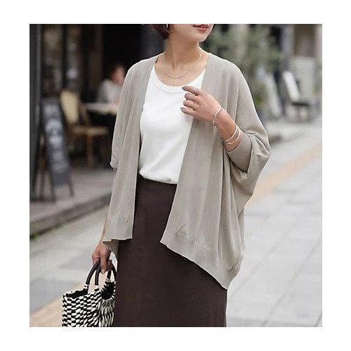 【スタイルデリ/STYLE DELI】の【LUXE】シャリシャリドルマンカーディガンB インテリア・キッズ・メンズ・レディースファッション・服の通販 founy(ファウニー) https://founy.com/ ファッション Fashion レディースファッション Fashion for Women トップス・カットソー Cut & Sew Tops カーディガン・羽織り Layered Style Cardigans イエロー Yellow カーディガン Cardigan, Knitwear 軽量 Lightweight, Ultra Light サロペット Overalls, Salopette ストーン Stone, Gem-Like スリット Slit, Slit Detail トッパー Topper, Light Cardigan 定番 Standard, Basic Item フィット Fit, Slim Fit フォルム Silhouette, Form フリル Frill, Ruffle ペプラム Peplum, Flared Hem ポケット Pocket, Pocket Detail 夏 Summer エレガント 上品 Elegant |ID: prp329100004971044 ipo3291000000037278581