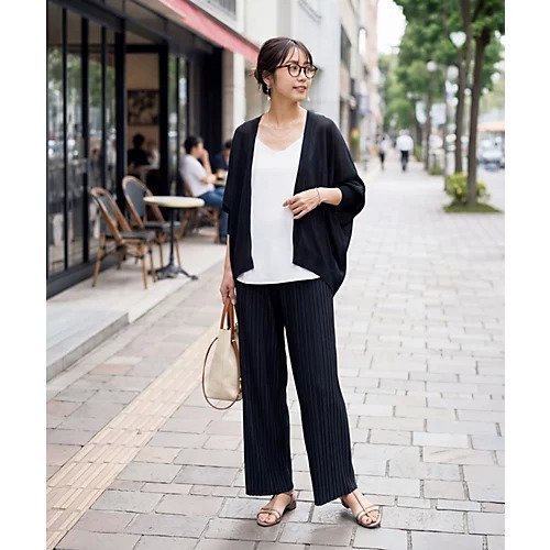 【スタイルデリ/STYLE DELI】の【LUXE】シャリシャリドルマンカーディガンB 大人の最旬トレンドファッション＆コーディネート founy(ファウニー) 　ファッション　Fashion　レディースファッション　Fashion for Women　トップス・カットソー　Cut & Sew Tops　カーディガン・羽織り　Layered Style Cardigans　イエロー　Yellow　カーディガン　Cardigan, Knitwear　軽量　Lightweight, Ultra Light　サロペット　Overalls, Salopette　ストーン　Stone, Gem-Like　スリット　Slit, Slit Detail　トッパー　Topper, Light Cardigan　定番　Standard, Basic Item　フィット　Fit, Slim Fit　フォルム　Silhouette, Form　フリル　Frill, Ruffle　ペプラム　Peplum, Flared Hem　ポケット　Pocket, Pocket Detail　夏　Summer　エレガント 上品　Elegant　other-2|ID: prp329100004971044 ipo3291000000037278591