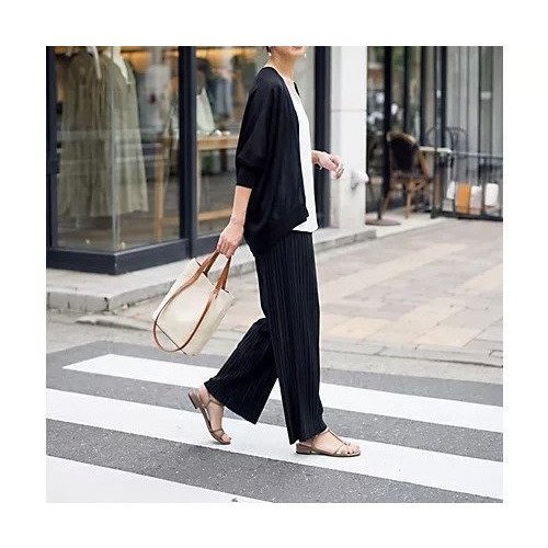 【スタイルデリ/STYLE DELI】の【LUXE】シャリシャリドルマンカーディガンB 大人の最旬トレンドファッション＆コーディネート founy(ファウニー) 　ファッション　Fashion　レディースファッション　Fashion for Women　トップス・カットソー　Cut & Sew Tops　カーディガン・羽織り　Layered Style Cardigans　イエロー　Yellow　カーディガン　Cardigan, Knitwear　軽量　Lightweight, Ultra Light　サロペット　Overalls, Salopette　ストーン　Stone, Gem-Like　スリット　Slit, Slit Detail　トッパー　Topper, Light Cardigan　定番　Standard, Basic Item　フィット　Fit, Slim Fit　フォルム　Silhouette, Form　フリル　Frill, Ruffle　ペプラム　Peplum, Flared Hem　ポケット　Pocket, Pocket Detail　夏　Summer　エレガント 上品　Elegant　other-3|ID: prp329100004971044 ipo3291000000037278593