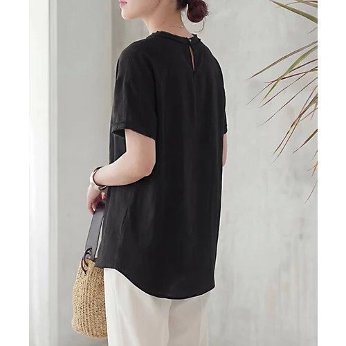 【スタイルデリ/STYLE DELI】の【LUXE】everyday半袖ブラウス 大人の最旬トレンドファッション＆コーディネート founy(ファウニー) 　ファッション　Fashion　レディースファッション　Fashion for Women　トップス・カットソー　Cut & Sew Tops　シャツ・ブラウス・オフィスカジュアル　Elegant Blouses & Button-Ups　インナー　Innerwear　カーディガン　Cardigan, Knitwear　サロペット　Overalls, Salopette　シンプル　Simple, Minimal　ジャケット　Jacket, Outerwear　スクエア　Square, Square Shape　スリット　Slit, Slit Detail　タオル　Towel, Bath Towel　定番　Standard, Basic Item　バランス　Balance, Style Balance　フリンジ　Fringe, Tassel　ポケット　Pocket, Pocket Detail　半袖　Short Sleeve, Half Sleeve　リアル　Real, Realistic　夏　Summer　other-3|ID: prp329100004975525 ipo3291000000037298287