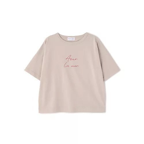 【ヒューマンウーマン/HUMAN WOMAN】のazurela mer ロゴTシャツ 大人の最旬トレンドファッション＆コーディネート founy(ファウニー) 　ファッション　Fashion　レディースファッション　Fashion for Women　トップス・カットソー　Cut & Sew Tops　シャツ・ブラウス・オフィスカジュアル　Elegant Blouses & Button-Ups　ロングTシャツ・Tシャツ　Longline T-Shirts & Tees　おすすめ　Recommended / Our Picks　シンプル　Simple, Minimal　スタンダード　Standard, Basic　フレンチ　French, French Style　ボトム　Bottoms, Lower Wear　ボーダー　Border, Stripe　夏　Summer　other-3|ID: prp329100004975528 ipo3291000000037298300