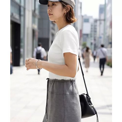 【スタイルデリ/STYLE DELI】の【Made in JAPAN】リブ半袖カットソートップス 大人の最旬トレンドファッション＆コーディネート founy(ファウニー) 　ファッション　Fashion　レディースファッション　Fashion for Women　トップス・カットソー　Cut & Sew Tops　カットソー・ベーシックTシャツ　Cut-and-Sewn Tops / Stretch Tees & Basics　イエロー　Yellow　インナー　Innerwear　クール　Cool, Chic　ジャケット　Jacket, Outerwear　ストレート　Straight, Straight Cut　スリット　Slit, Slit Detail　タンク　Tank Top, Sleeveless Top　定番　Standard, Basic Item　人気　Popular, Best Seller　フィット　Fit, Slim Fit　フォルム　Silhouette, Form　ベーシック　Basic, Essential　半袖　Short Sleeve, Half Sleeve　日本製　Made In Japan　夏　Summer　other-2|ID: prp329100004984021 ipo3291000000037335907