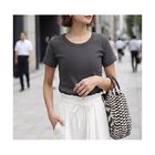 【スタイルデリ/STYLE DELI】の【Made in JAPAN】フライス半袖カットソートップス チャコール|ID: prp329100004984022 ipo3291000000037335922